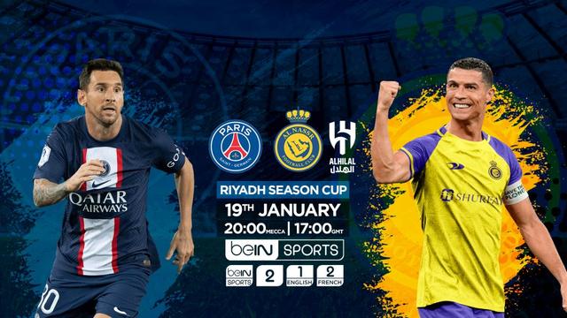 Spannung garantiert: PSG und AL Nassr treffen sich am 19. Januar Spannung garantiert: PSG und AL Nassr treffen sich am 19. Januar