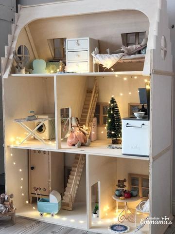 Vielfältige Möglichkeiten: Puppenhaus-Bausätze aus MDF zum Selbstgestalten Vielfältige Möglichkeiten: Puppenhaus-Bausätze aus MDF zum Selbstgestalten