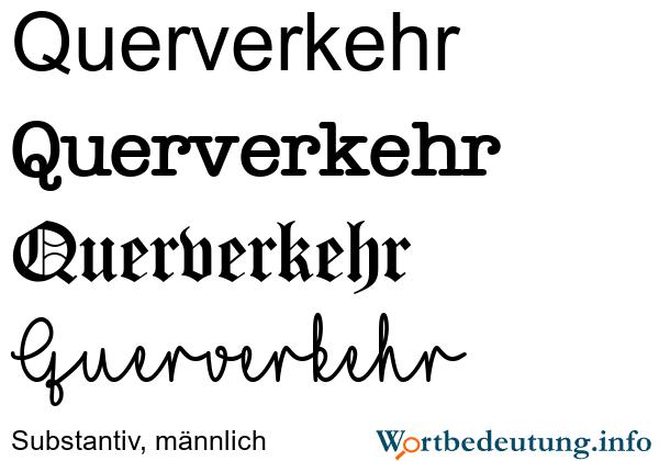 Die verschiedenen Aspekte von Querverkehr erklärt