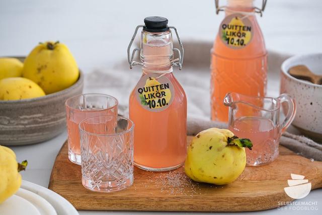 Genießen Sie den Herbst mit hausgemachtem Quittenlikör