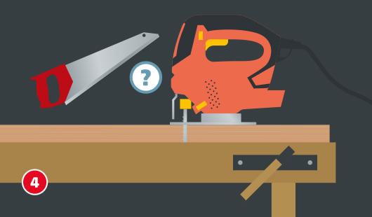 Schritt 4: Dachlatten zuschneiden und Kanten schleifen Schritt 4: Dachlatten zuschneiden und Kanten schleifen