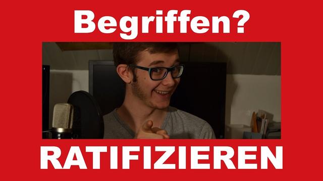 Was bedeutet es, einen Vertrag zu ratifizieren?
