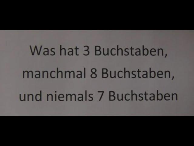 Was Hat 3 Buchstaben Manchmal 8 Und Niemals 7 sieuthidonoithat.com