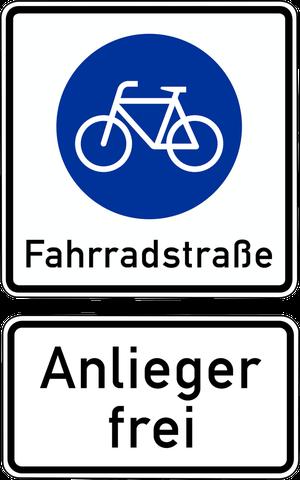 Wer darf in eine mit dem Schild "Fahrradstraße" gekennzeichnete Straße einfahren? Wer darf in eine mit dem Schild "Fahrradstraße" gekennzeichnete Straße einfahren?