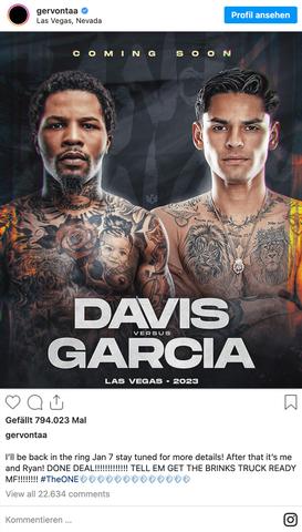 Gervonta Davis vs. Ryan Garcia Gervonta Davis vs. Ryan Garcia