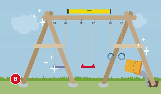 Anleitung zum Selberbauen: Ein stabiles Schaukelgestell für den Garten