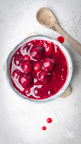 Schmackhafte Kirschgrütze als Dessert für die ganze Familie