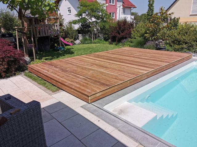 SchrittfürSchrittAnleitung Pooldeck selber bauen Günstig und