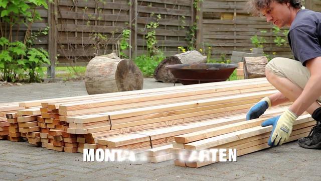 Individuellen Sichtschutz selber bauen - Anleitung mit Rhombusleisten