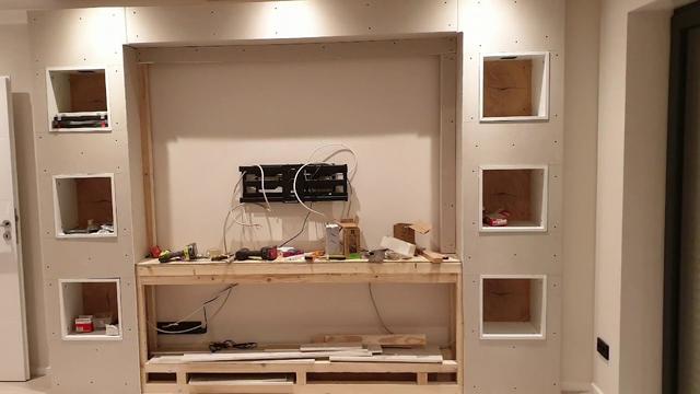 Anleitung: Bau einer TV-Wand mit eigenem Kamin aus MDF Anleitung: Bau einer TV-Wand mit eigenem Kamin aus MDF