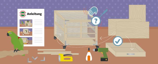 Schritt-für-Schritt-Anleitung: Vogelvoliere selbst bauen Schritt-für-Schritt-Anleitung: Vogelvoliere selbst bauen