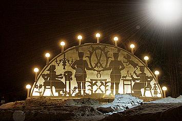 Der größte Schwibbogen der Welt in Johanngeorgenstadt: Eine Inspiration zum Selbermachen