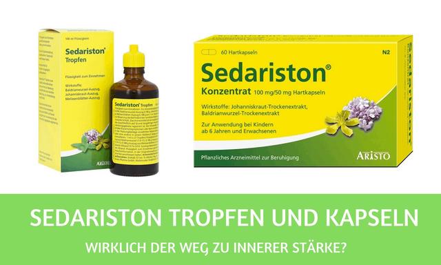 Die Wahl zwischen Sedariston und Neurexan: Was sollte man beachten? Die Wahl zwischen Sedariston und Neurexan: Was sollte man beachten?