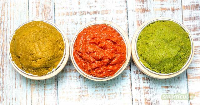 Leckere Currypaste selber machen: Einfache Rezepte für gelbes, rotes und grünes Thai-Curry Leckere Currypaste selber machen: Einfache Rezepte für gelbes, rotes und grünes Thai-Curry
