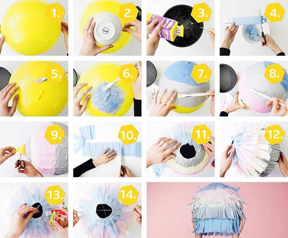 Schritt-für-Schritt-Anleitung: Pinata selber machen Schritt-für-Schritt-Anleitung: Pinata selber machen