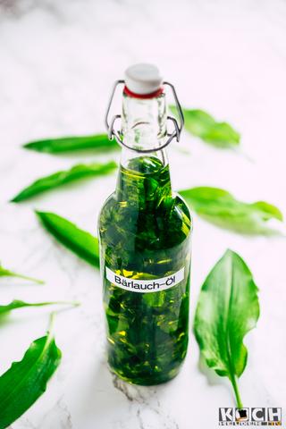 Bärlauchöl selber herstellen: Eine Anleitung mit nur zwei Zutaten
