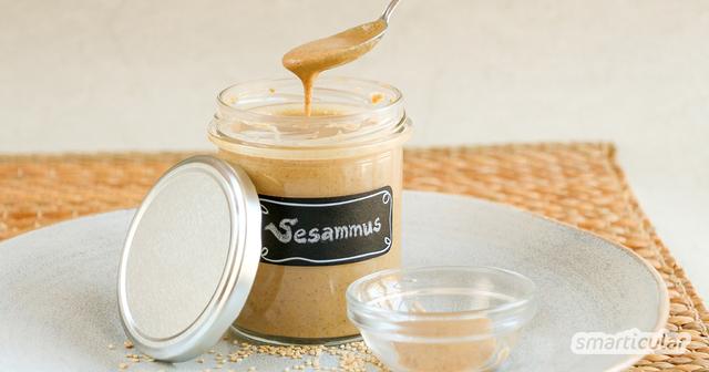 Nährstoffreiches Tahin selber machen: So gelingt es im Mixer Nährstoffreiches Tahin selber machen: So gelingt es im Mixer