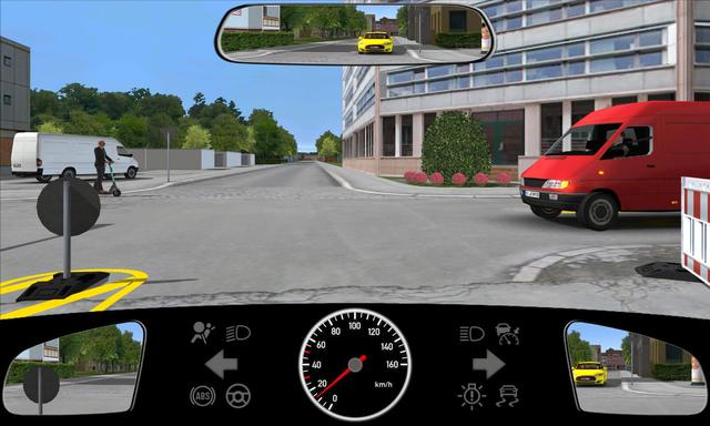 Wie man sich korrekt verhält, wenn man geradeaus weiterfahren möchte