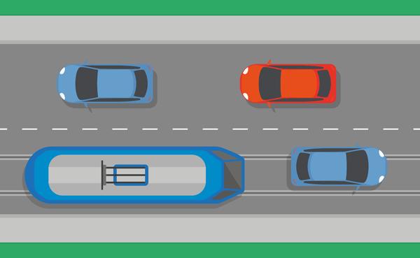 Was Sie über Straßenbahnschienen in Ihrem Fahrstreifen wissen sollten