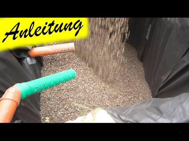 Kosten sparen und die Umwelt schonen: Bauanleitung für einen DIY-Sickerschacht Kosten sparen und die Umwelt schonen: Bauanleitung für einen DIY-Sickerschacht