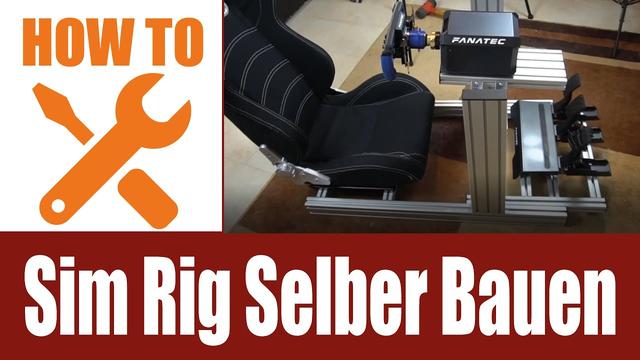 Komfortables Sim Rig aus Aluminium-Profilen: Sportsitz und Monitor-Empfehlungen Komfortables Sim Rig aus Aluminium-Profilen: Sportsitz und Monitor-Empfehlungen