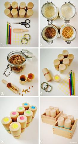 Montessori-Material zum Fühlen und Riechen: Einfach selbst gemacht