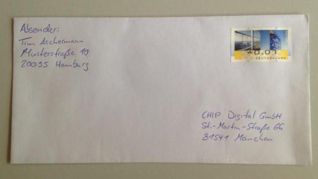 Briefumschläge mit Fenster: Wo kommt der Absender hin? Wie wird der Empfänger adressiert?