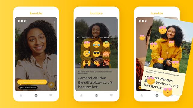 Der Unterschied bei Bumble: Frauen machen den ersten Schritt Der Unterschied bei Bumble: Frauen machen den ersten Schritt