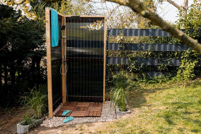 Solardusche selber bauen Eine erfrischende Dusche im eigenen Garten