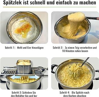 Kein Spätzlehobel oder -presse? Kein Problem! So kannst du trotzdem Spätzle selber machen