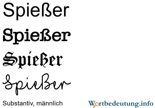 Die Bedeutung und Herkunft des Begriffs "Spießer" in der Umgangssprache