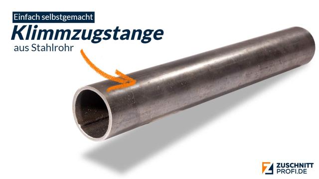 Robuste und griffige Stahlrohre für deine individuelle Klimmzugstange Robuste und griffige Stahlrohre für deine individuelle Klimmzugstange
