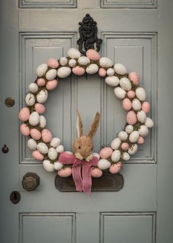 Stimmungsvolle Osterdeko für den Hauseingang: Stimmungsvolle Osterdeko für den Hauseingang: