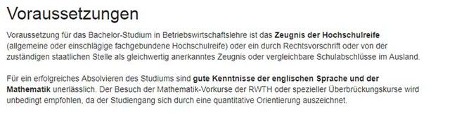 Fachabitur: Voraussetzungen für ein Studium