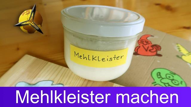 Mehlkleister selber machen: Ungiftiger Kleber für Bastelarbeiten