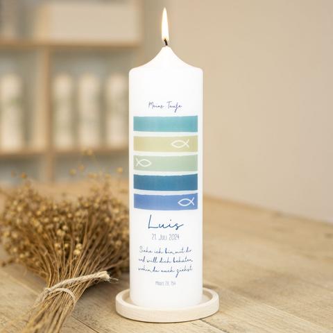 Einzigartige Taufkerzen nach Ihren Vorstellungen - einfach und schnell selbst gestalten