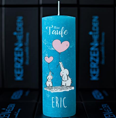 Kreatives Gestalten von Taufkerzen leicht gemacht mit Kerzenhelden
