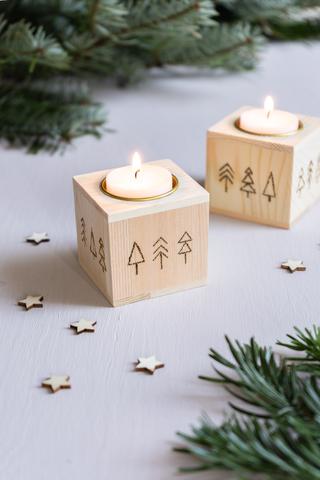 DIY Teelichthalter: Kreativer Teelichthalter aus Balsaholz basteln DIY Teelichthalter: Kreativer Teelichthalter aus Balsaholz basteln
