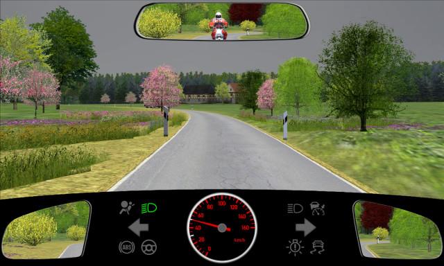 Vorsichtsmaßnahmen beim Fahren auf einer engen Straße Vorsichtsmaßnahmen beim Fahren auf einer engen Straße