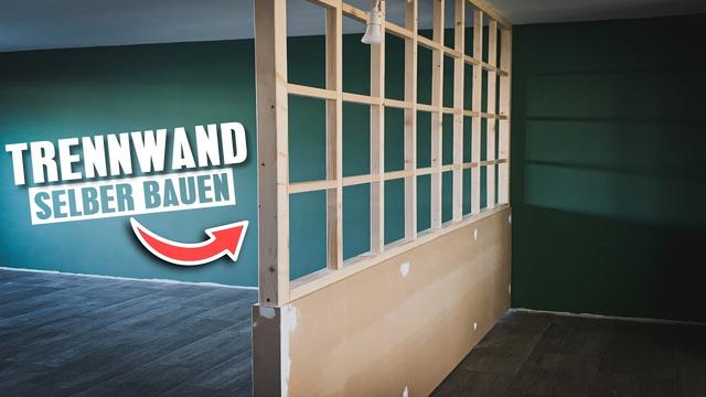Kreative Ideen: Trennwand selber bauen - ganz ohne Bohrmaschine Kreative Ideen: Trennwand selber bauen - ganz ohne Bohrmaschine