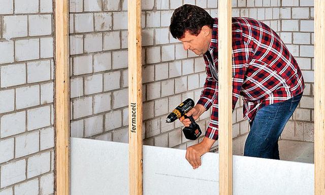Leichte Trennwände selber bauen mit vorgefertigten Holzprofilen Leichte Trennwände selber bauen mit vorgefertigten Holzprofilen