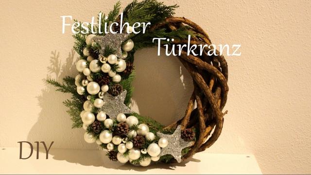 Einzigartige Türkränze für die Adventszeit selbst basteln