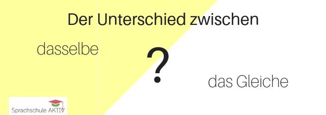 Die Bedeutung von selbe und dasselbe in der deutschen Sprache Die Bedeutung von selbe und dasselbe in der deutschen Sprache
