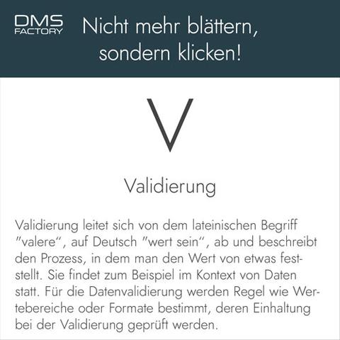 Validieren: Den Wert von etwas feststellen - eine Definition Validieren: Den Wert von etwas feststellen - eine Definition