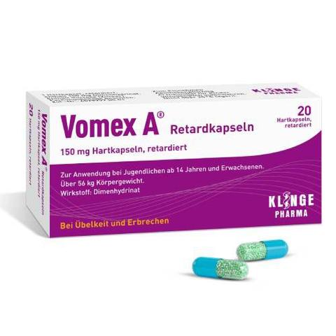 Rasche Besserung bei Übelkeit: In nur 30 Minuten mit Vomex A®