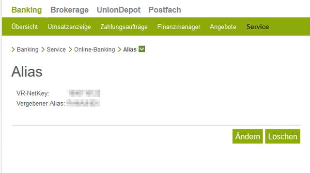 Was ist der VR-NetKey oder Alias und wofür wird er benötigt? Was ist der VR-NetKey oder Alias und wofür wird er benötigt?