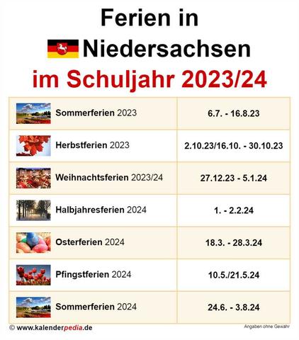 Beginn der Sommerferien in Niedersachsen: Alle wichtigen Informationen