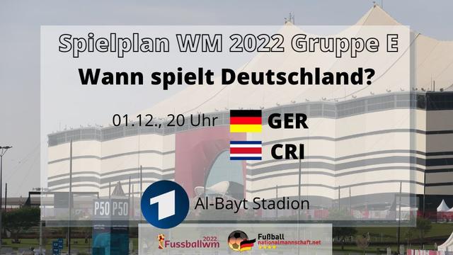 Wann wird das Spiel zwischen Deutschland und Costa Rica angepfiffen? Wann wird das Spiel zwischen Deutschland und Costa Rica angepfiffen?