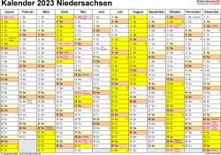 Wann sind die Zeugnisferien in Niedersachsen 2023?