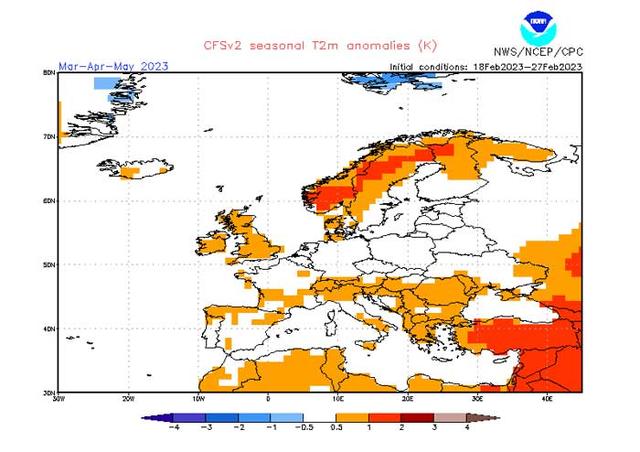 Wettertrend für den Frühling 2023: Abkühlung und Sonnenschein Wettertrend für den Frühling 2023: Abkühlung und Sonnenschein